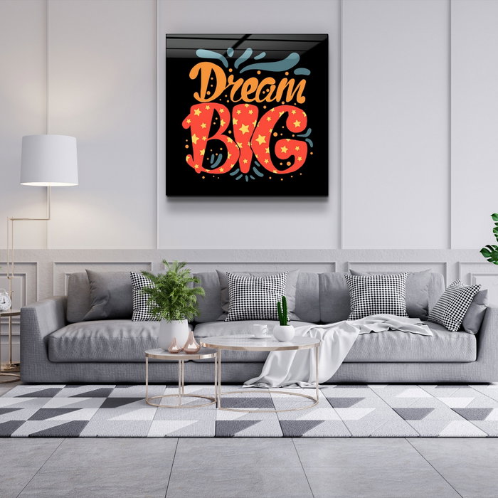 Wallity Cuadro Decorativo de Vidrio Templado 80 x 80 Multicolor